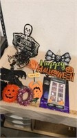 Halloween lights decorations bats and bows