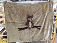 Fleece Owl Blanket