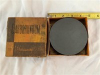 Vintage carborundum sharpening stone