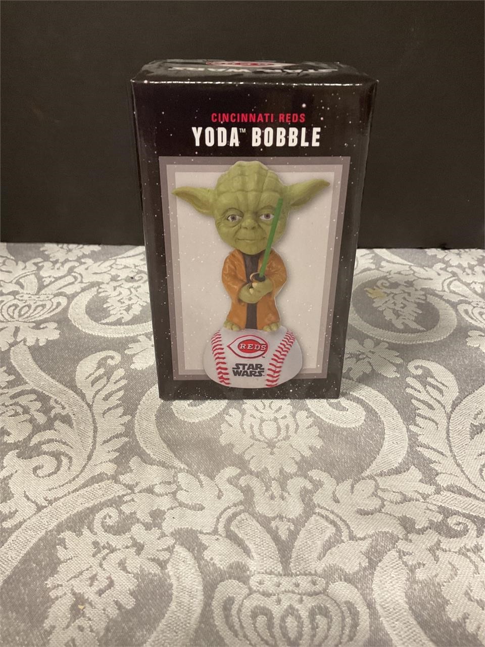 Star Wars Yoda bobble head, Cincinnati Reds