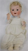 JAPANESE BISQUE HEAD BABY DOLL, 16" BY MATAMORA,