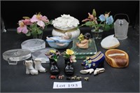 Assorted Glass Figure & Collectibles