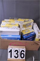 Box of Vehicle Air Filters for Various Cars