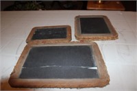 3 Vintage Chalk Boards, slight cracks
