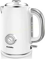 1.7L Stainless Steel Tea Kettle (White)