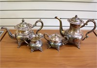 Antique Esquire Sterling Silver Coffee/Tea 4 Piece