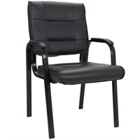 JupiterForce Leather Guest Chair with Padded Arms