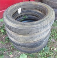 (5) Various size tires including 5.00-20, etc.