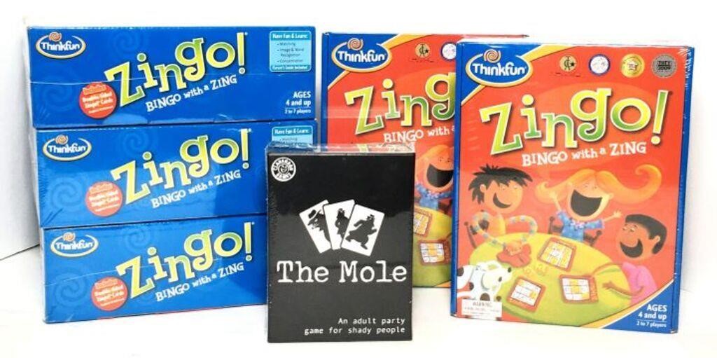 Zingo! Games with Mole Game