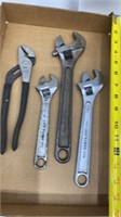 CRAFTSMAN Arc Joint Pliers, Crescent Wrenches