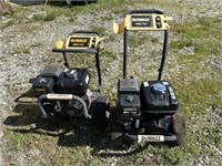 Two Dewalt Pressure Washers