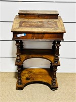Victorian Walnut Writing Desk
