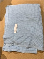 KING BLUE COTTON BLANKET