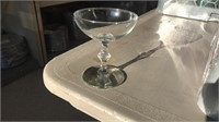 100- 5.5 OZ. Ribbed Stem Champagne Glasses