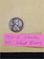 1920 - S LINCOLN WHEAT CENT