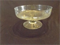 Short 5½" Trifle stemmed glass bowl