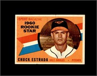 1960 Topps #126 Chuck Estrada VG to VG-EX+