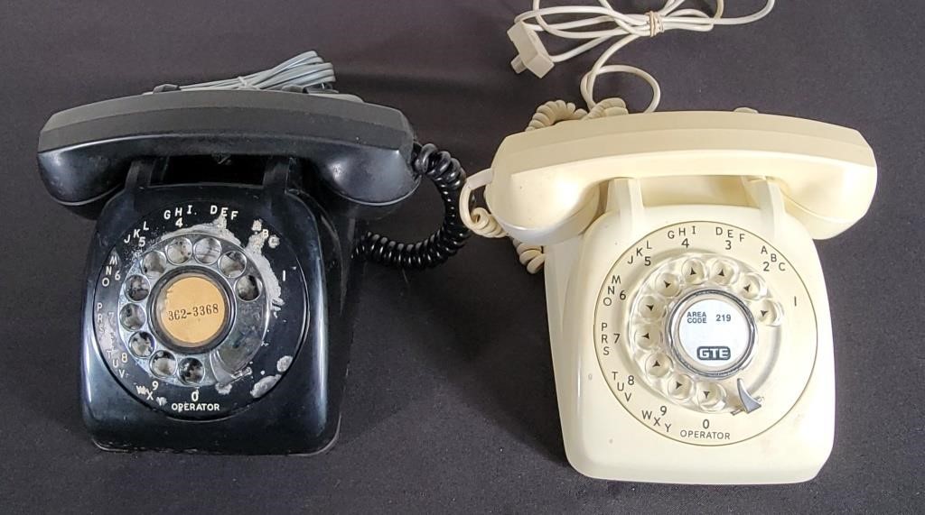 GTE Rotary Telephones (2)