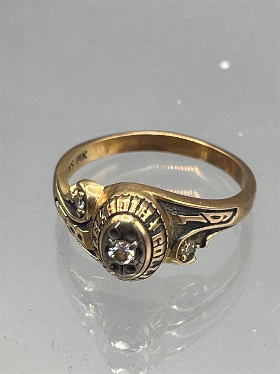 14k gold class ring