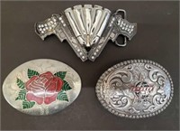 Trio of Belt Buckles