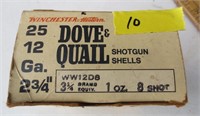 Winchester 12ga Dove & Quail shotgun shells