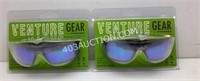 Lot of 2 Venture Gear Mirror Lens Safety Glasses