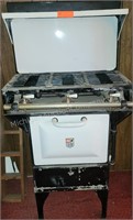 1930s A~B Gas Stove with Porcelain Front