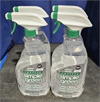 4 Spray Bottles Simple Green Crystal