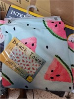 Watermelon beach towel