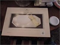 Pair of Tripar Mirrored Placemats & Coasters