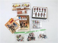 ASSORTMENT OF MINIATURE SOLDIERS & ACCESSORIES