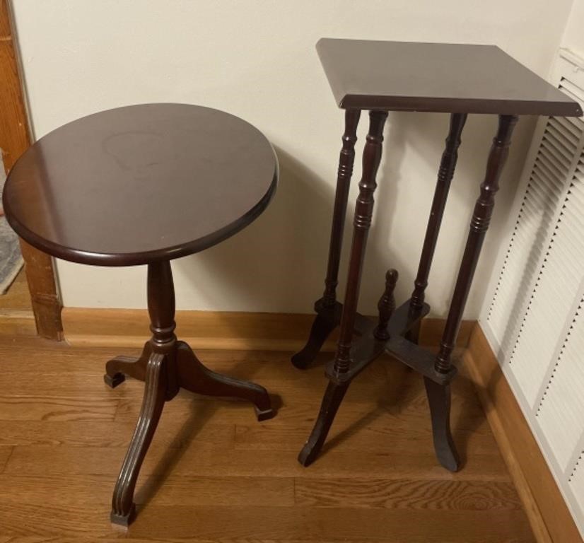 2 small tables