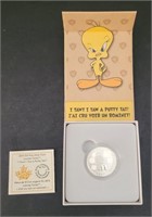 $10 9999 Fine Silver Coin 2015 Looney Tunes