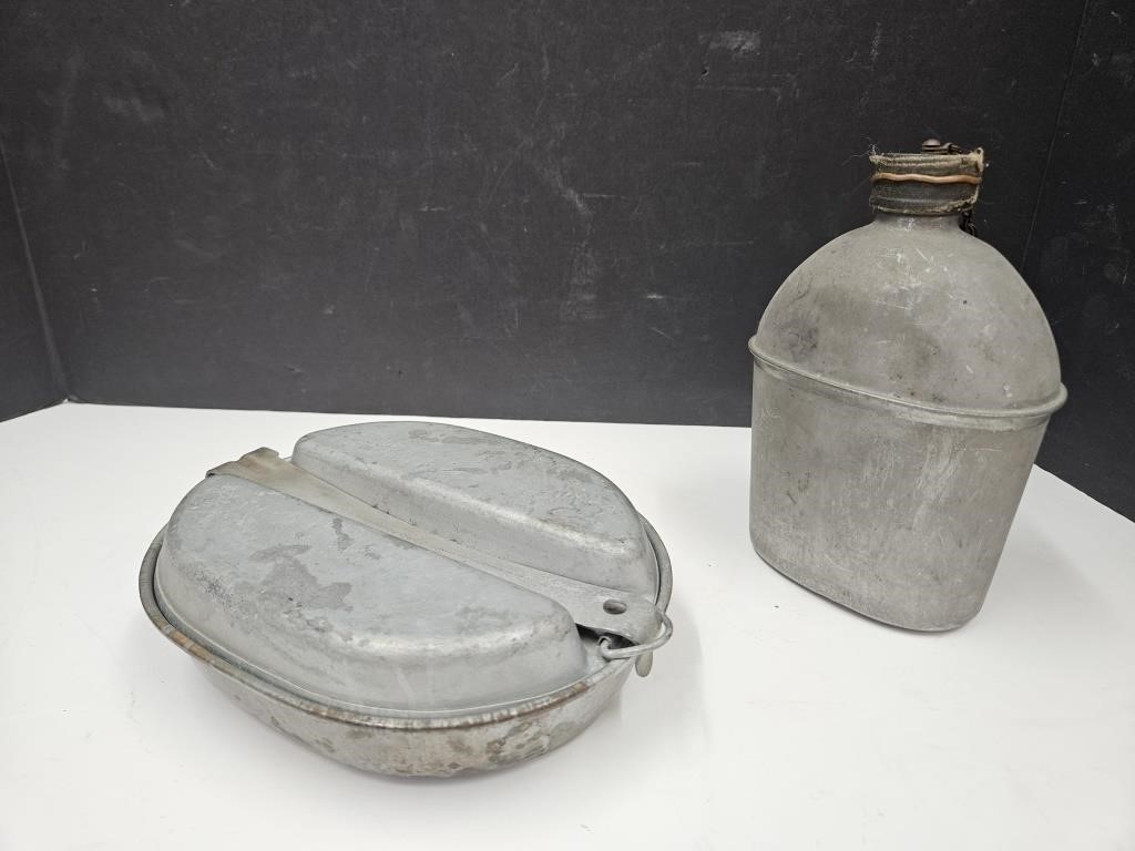 WWII Mess Kit & Canteen
