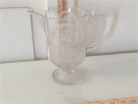 antique pattern glass pitcher Venus & Cupid