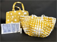 Laks Fifth Avenue Bag & Yellow Polka Dot Bag