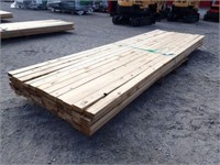 Qty Of 2 In. x 4 In. x 12 Ft. Low Grade Western