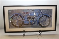Excelsior Motorcycle Print