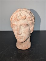 Vintage Terracotta Sculpture Man's Head