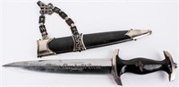 Nazi 1936 SS Dagger with Chain