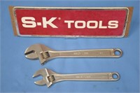 SK 12" & 10" adj wrenches, X's the MONEY