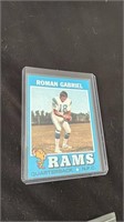 1971 Roman Gabriel Rams Topps