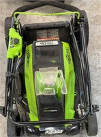 19in Digipro Brushless green works lawnmower -