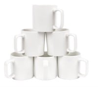Amuse Home Gourmet Large Coffee/Tea Mug Set (6 Pcs