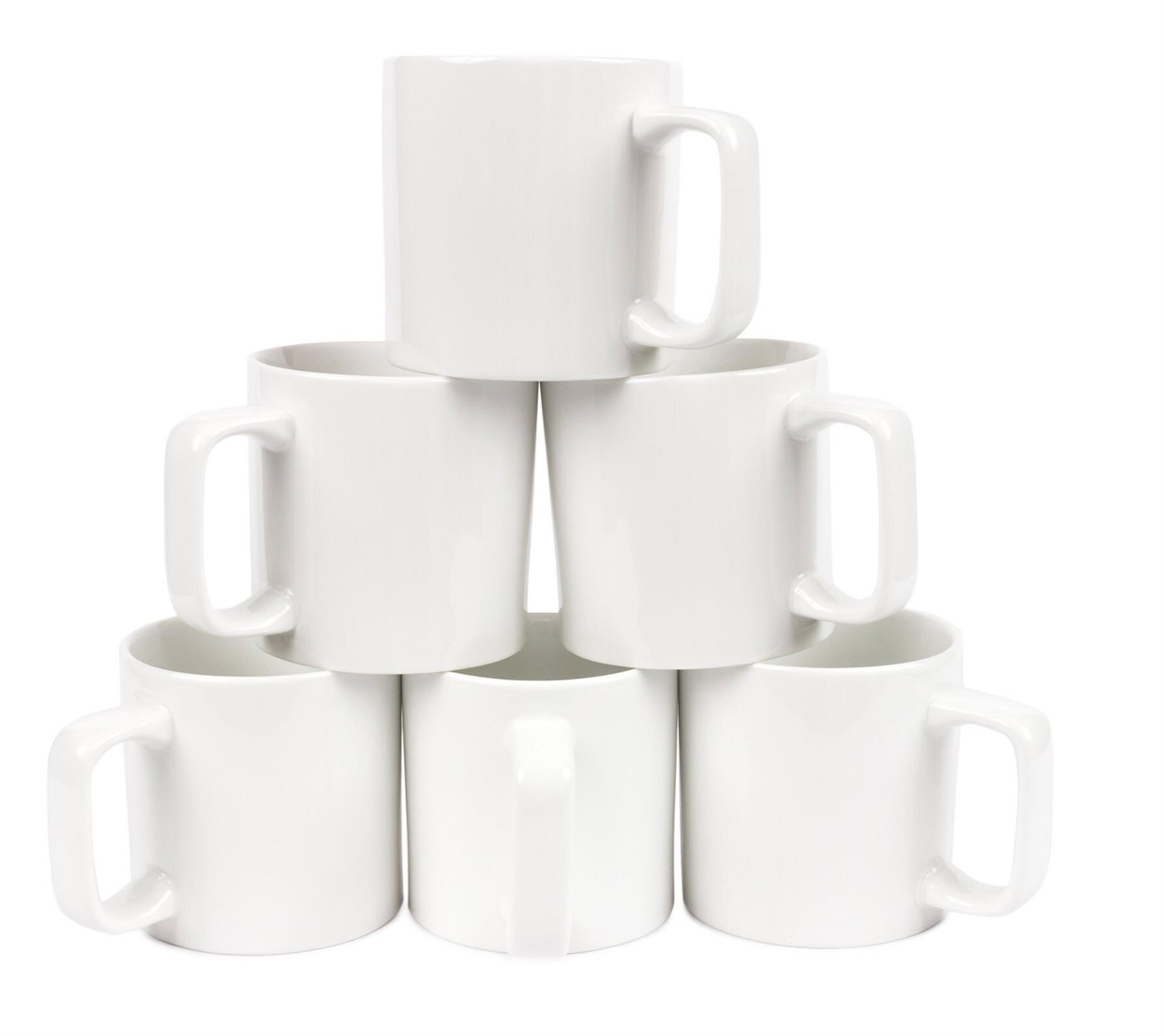 Amuse Home Gourmet Large Coffee/Tea Mug Set (6 Pcs