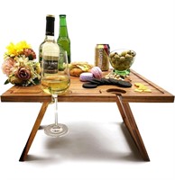 SASIDO Portable Wine Picnic Table