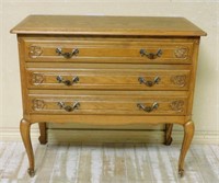 Louis XV Style Oak Chest.