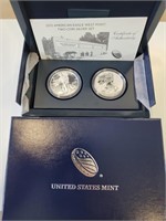 2013 ASE Silver Eagle 2 Coin Reverse Proof Set