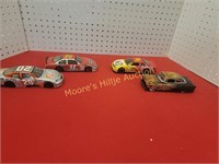 4 Diecast Cars