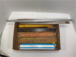 ADVERTISING RULERS - WILLHOFF COLDWATER OHIO,